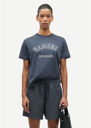 Sacamino ss tee Ombre Blue Logo Samsøe
